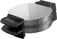 BLACK+DECKER Máquina de waffle belga, aço inoxidável, WMB500