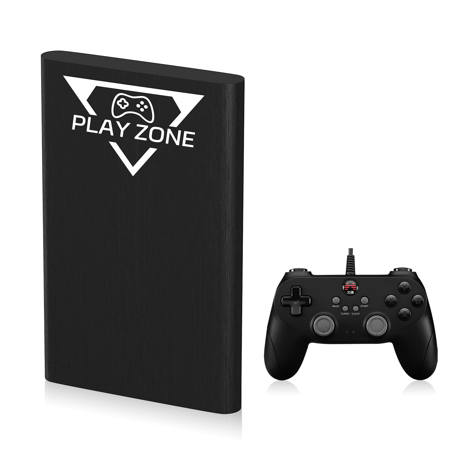 Qowir 1TB External Gaming HDD SATA USB 3.0, Play Gaming Drive & Controller