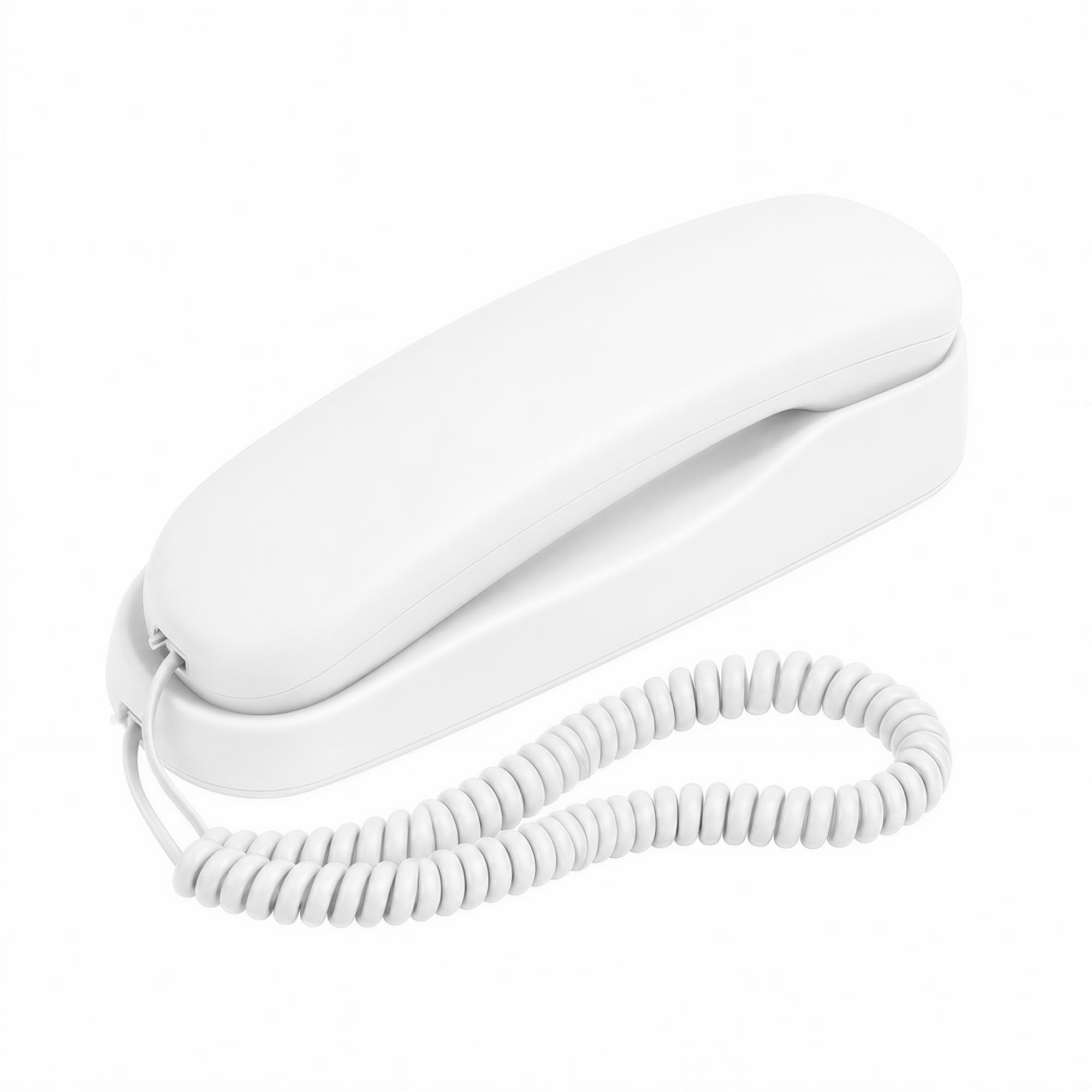 Uvital Corded Phones for Landline, Wall-Mount Phone-Volume Control, White