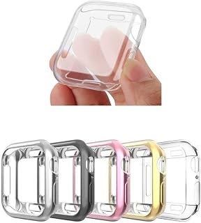 Case Capa TPU Premium compatível com Apple Watch 44mm Series 4, 5, 6 e SE - Marca LTIMPORTS (TRANSPARENTE)