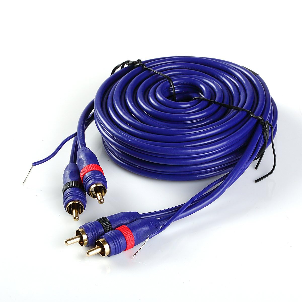 1ft High-Performance Directional RCA Audio Cable – 2 Male To Male, Purple, For Balanced Sound