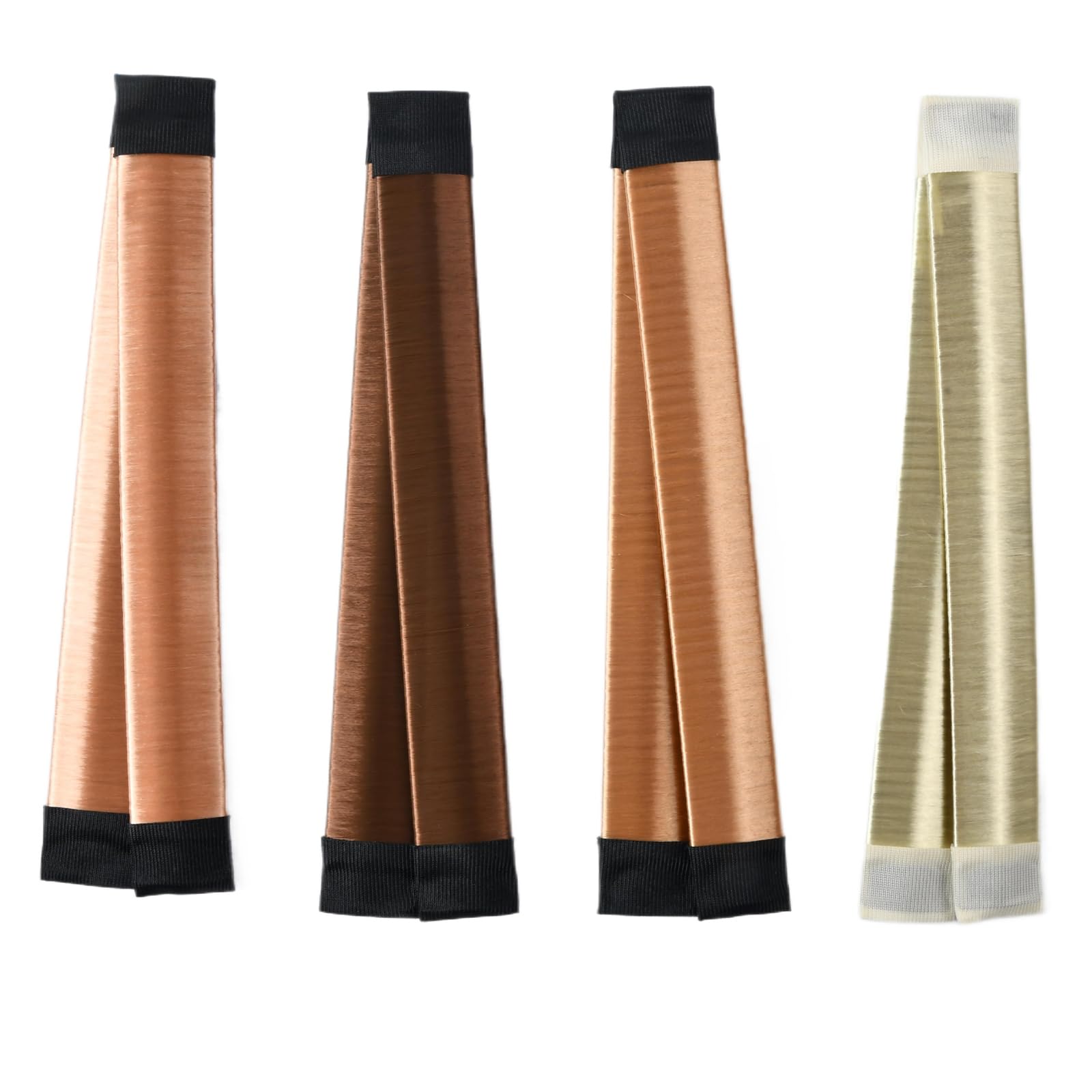Confezione da 4 Realizzatori di Chignon Magico, 4 Colori di Supporto per Torsione dei Capelli, Fermo e Comodo, Accessorio per Acconciature Eleganti con Ottima Invisibilità