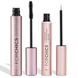 Lash Care Day & Night Bundle – Growth Serum & Volumizing Mascara – 24/7 Lash Nourishment for Thicker, Longer & Healthier Lashes – Hormone-Free, Vegan & Gentle