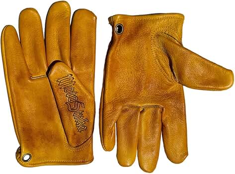 Amazon.com: Handcrafted Short Retro Style Genuine Leather