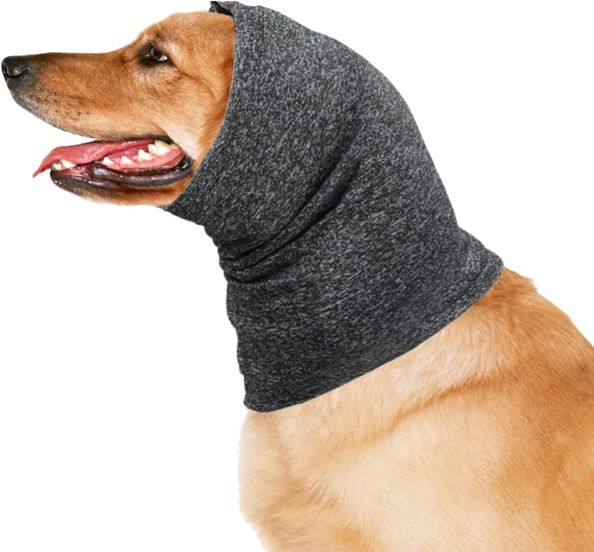 QIYADIN Pet Soft Snoods for Dogs, Quiet Ears Muffs Thunder Hat for Dog, Calming Dog