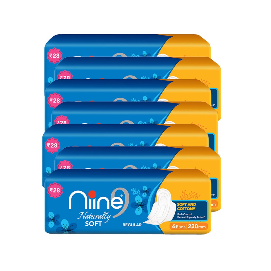 See full amazon price history chart for NIINE Naturally Soft Regular Sanitary Pads for women, (Pack of 7), 42 Pads Count NIINE Naturally Soft Regular Sanitary Pads for women, (Pack of 7), 42 Pads Count (B09VBTY51Q) Amazon Price History, Amazon Price Tracker