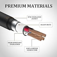 Vista 5 de Cable adaptador de cargador NEMA 14-30P a 14-50R EV, secadora de 30 amperios a 50 AMP EV/RV adaptador de conversión para carga Leave 2, compatible