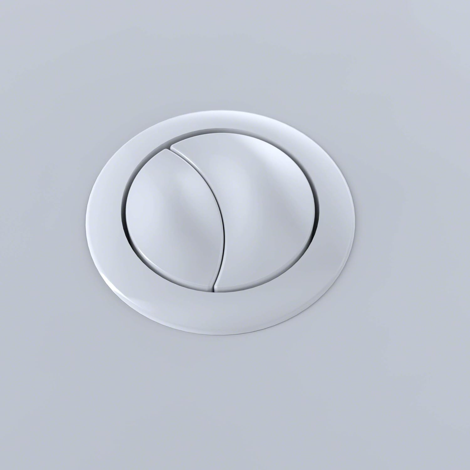 AQUIA 1PC PUSH BUTTON CST654 53MM - COTTON WHITE