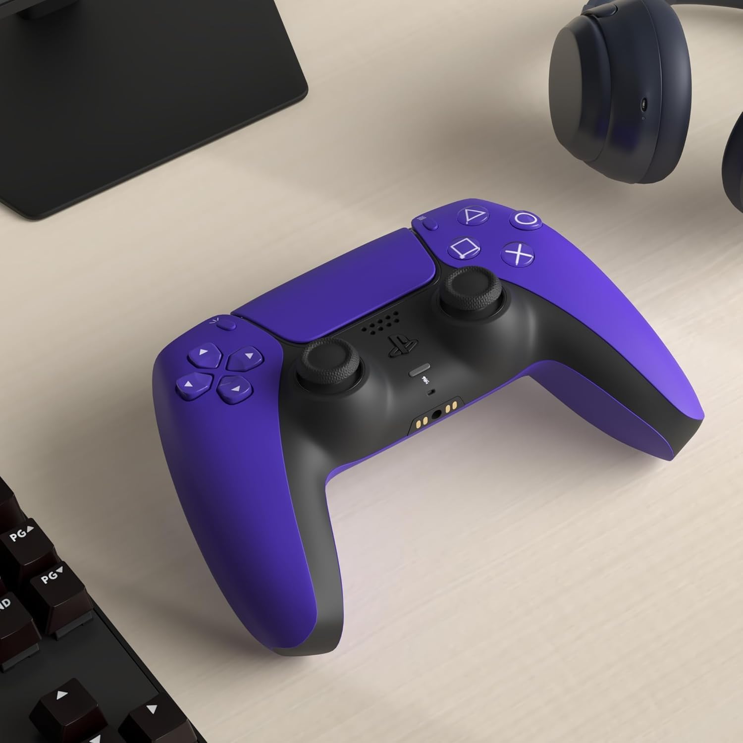Famido Sony PS5 Dualsense Bezprzewodowy kontroler Galaktyczny Fioletowy
