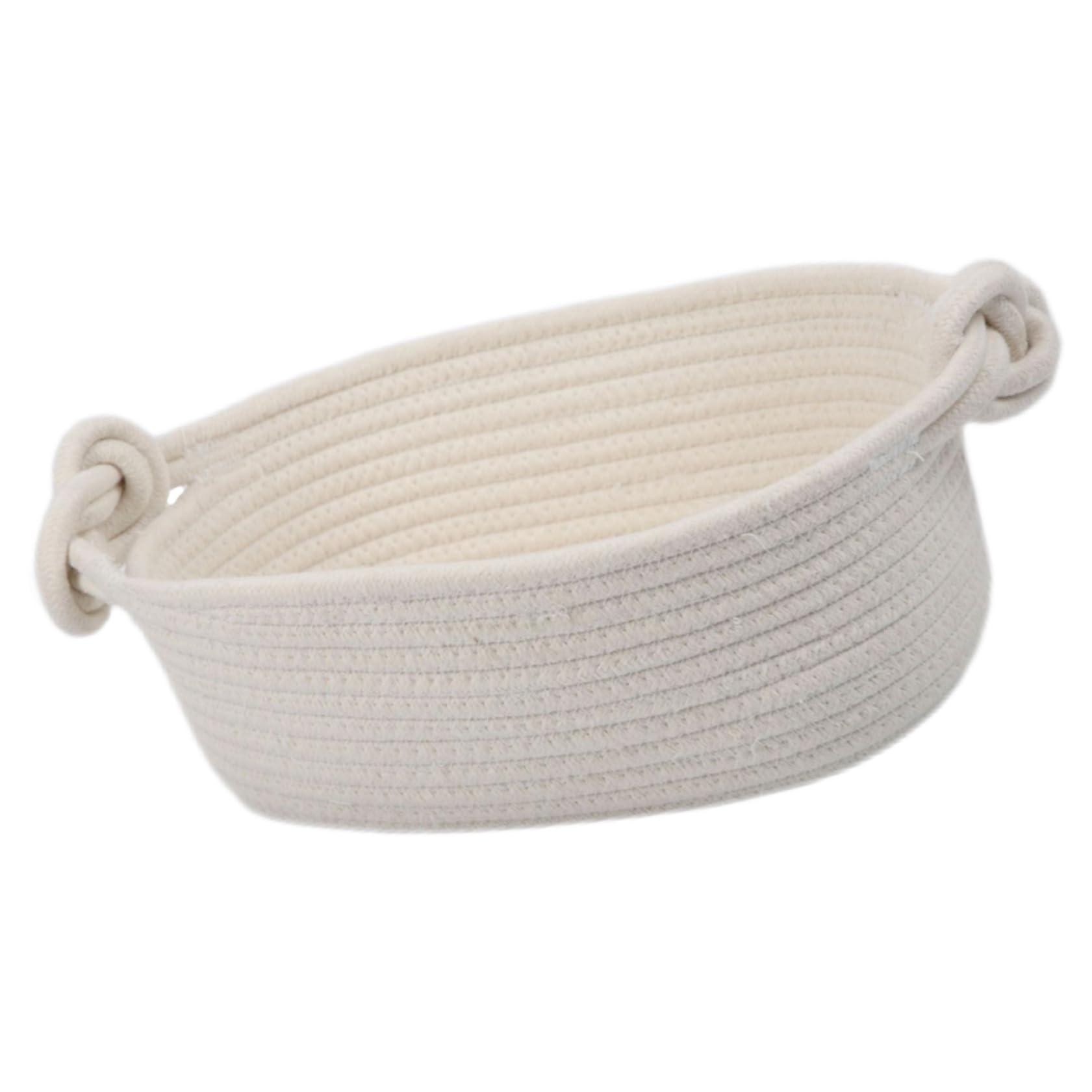 Cesta de almacenamiento de tela Toyvian con asa para organizar el hogar