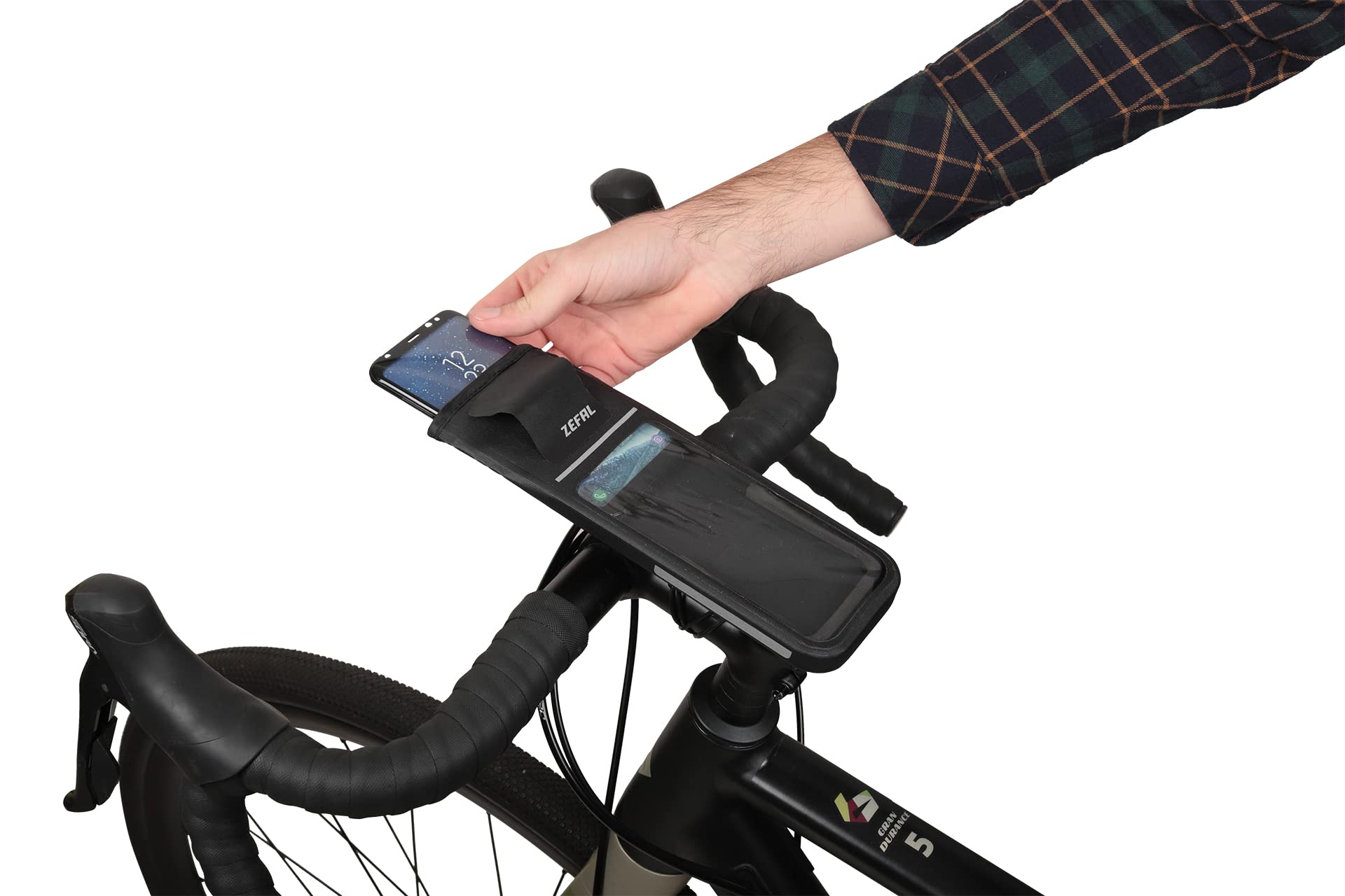 Zefal Dry Pack L Supporto Smartphone, Unisex Adulto, Nero, 175 x 80 x 100 mm