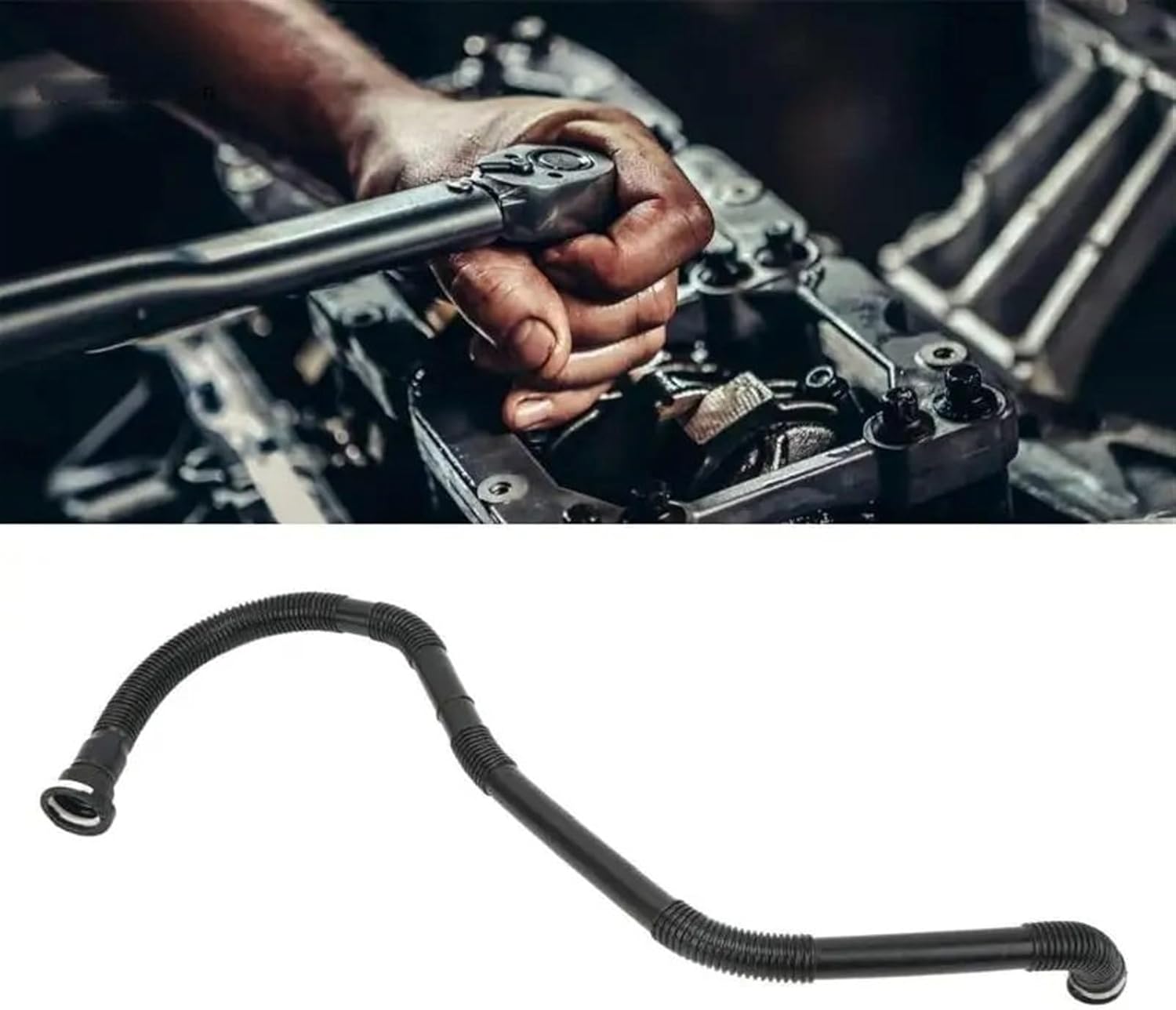 Crankcase Vent Hose Pipe Compatible With Peugeot For 307 307CC 307SW C4 1.6L 2.0L 161847 Car Crankcase Vent Hose Pipe Air Pumps Breather Hose