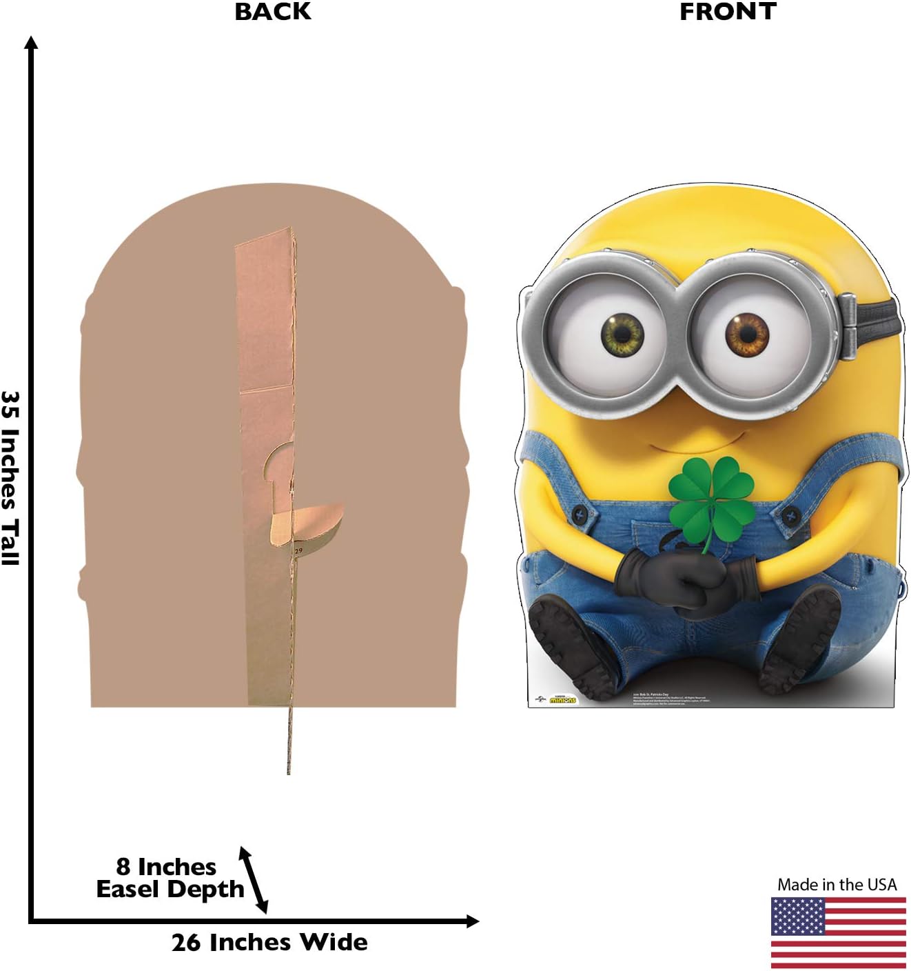 Cardboard People Stuart Eating Banana Life Size Cardboard Cutout Standup - Minions