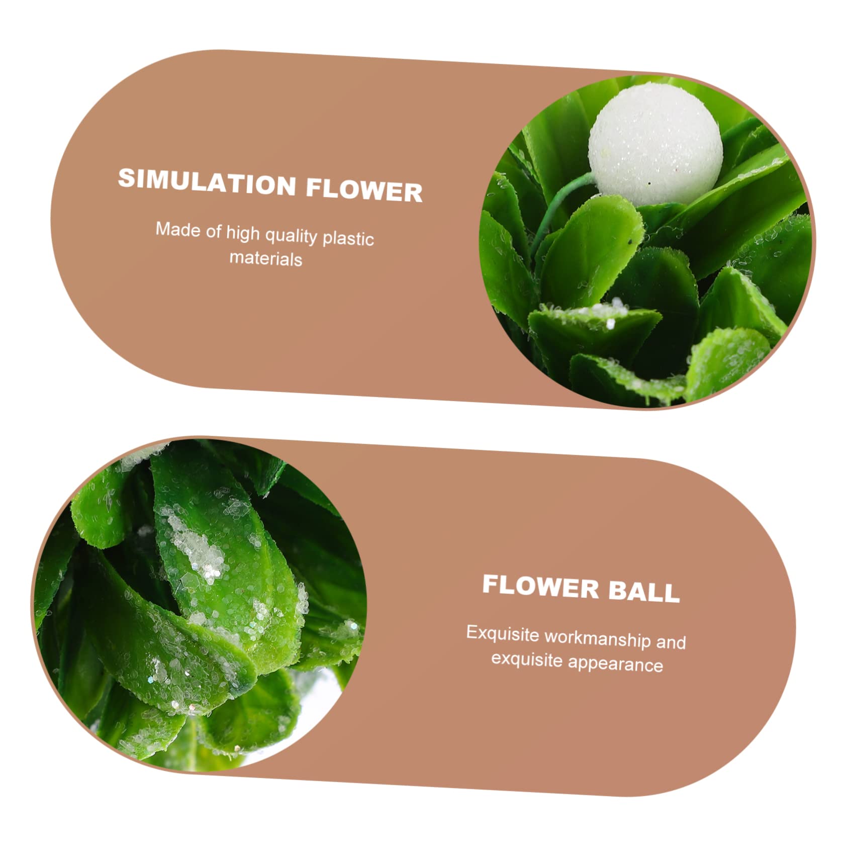 TOPBATHY 3stücke Künstliche Hängende Blumen Kugel Dekoration Für Weihnachten Hochzeiten Partys Lebensnahe Pflanzenkugel Mit Zufälliger Farbwahl Schleife Für Innen Und Außenräume