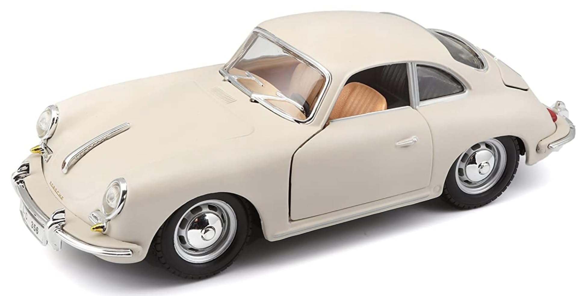 Bburago - 1/24 Scale Model Compatible with Porsche 356B Replica Miniature Vintage Car Model Coupe 1961 (Ivory) (B0DGQDP9M4) Amazon Price History, Amazon Price Tracker