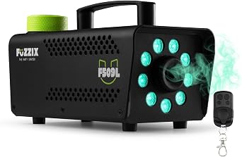 Beamz Max Partybar2 DJ Light Bar Disco Package with Stand, DMX Control, Sound Activation, Fog Machine & Protective Case – Portable Partybar for Events, DJs & Performances [Energy Class G]