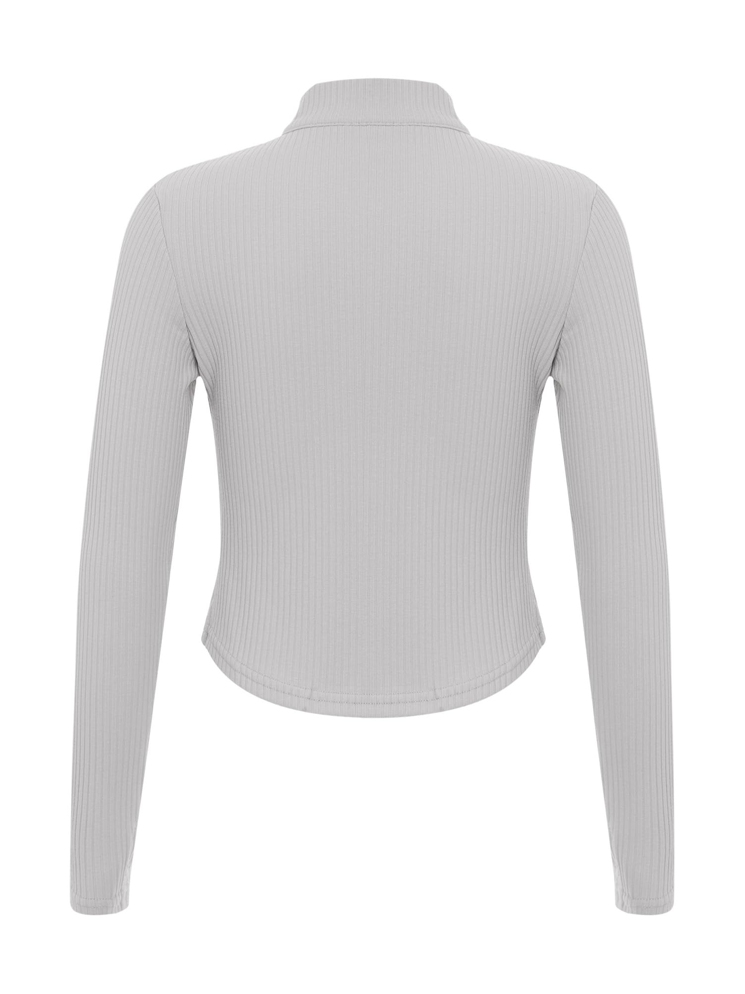 Sportjacke Mädchen Laufjacke Sport Reißverschluss Kinder Langarm T-Shirt Gym Top Oberteil Jacke Yoga Trainingsjacke Fitness Sportshirt