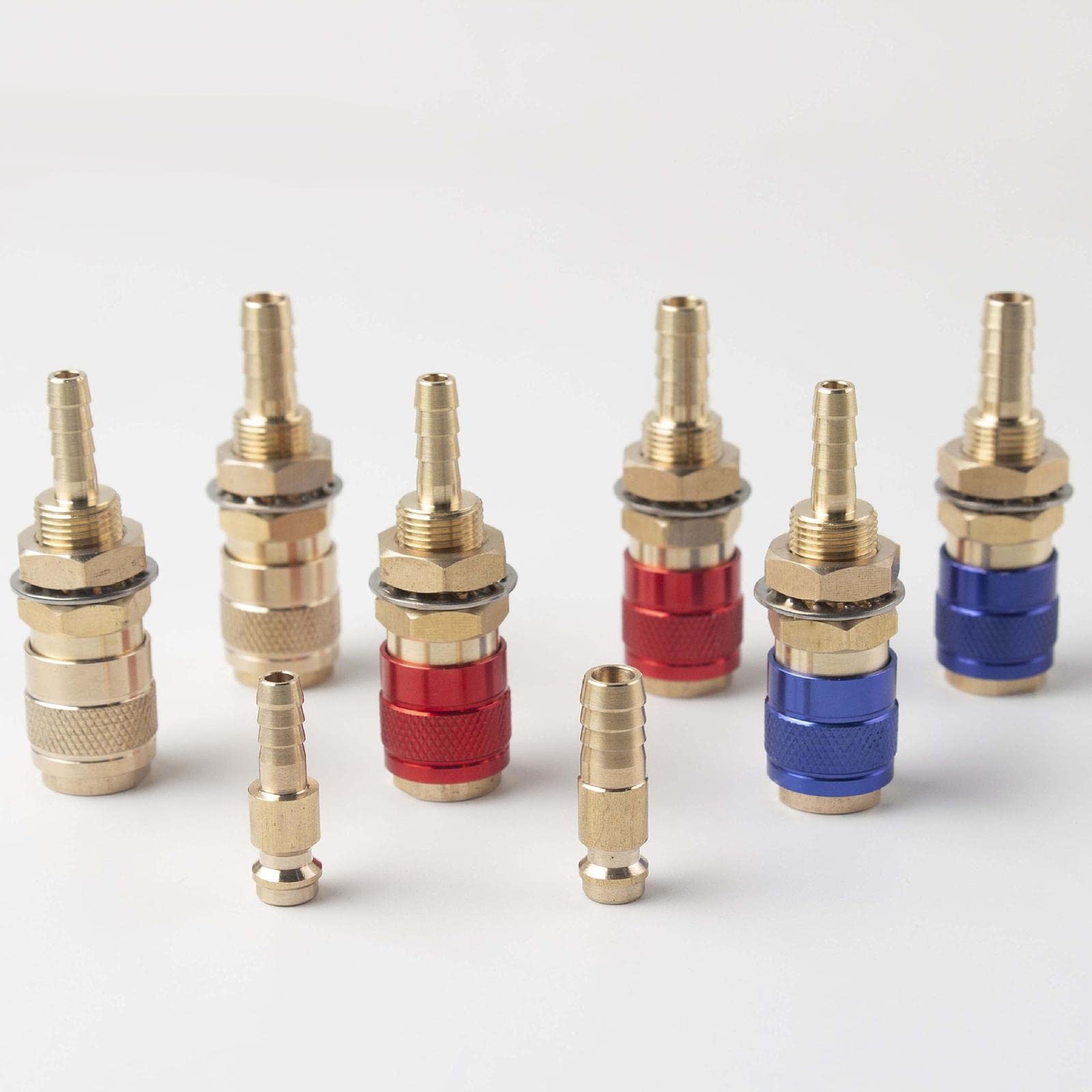 CALANDIS® Brass Welding Torch Quick Connector Fitting Fast Connection of Water Or Gas Red 6Mm-image-40