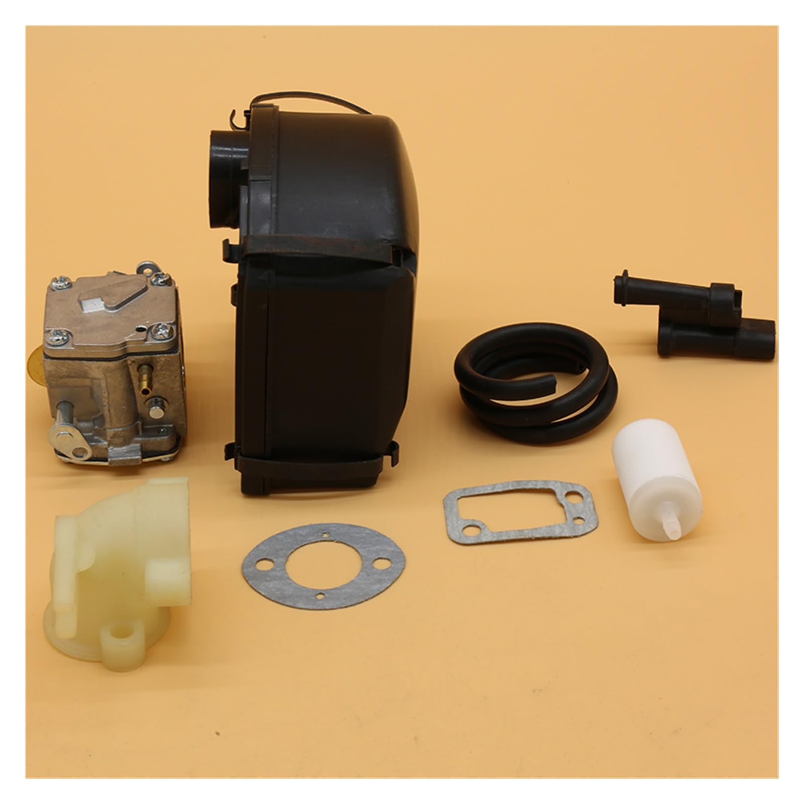 Conjunto de Junta de Manguera de Filtro de Combustible de colector de admisión de Filtro de Aire de carburador Apto for Husqvarna 268 272 XP Piezas de Motosierra de Gasolina de jardín