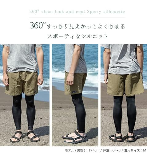 SUNDAY MOUNTAIN メンズアウトドアレギンス L ブラック