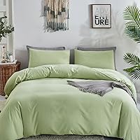 Vista 78 de CLOTHKNOW Juego de edredón de 3 piezas a cuadros color beige óxido, tamaño Full, juego de ropa de cama de cuadros edredón terracota con 2 fundas