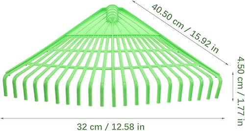 Miniatura 2 de Rastrillo de plástico ligero para una limpieza eficiente del césped para hojas y escombros y diseño compacto para uso en exteriores