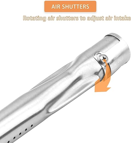 Miniatura 6 de Zemibi - Quemador para parrilla, barbacoa, resistente, universal, tubo de acero inoxidable, piezas de repuesto para Brinkmann, Charmglow, Uniflame y