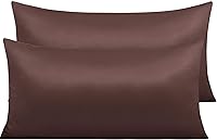 Vista 14 de NTBAY - Fundas de almohada de satén con cremallera, súper suaves y lujosas fundas de almohada