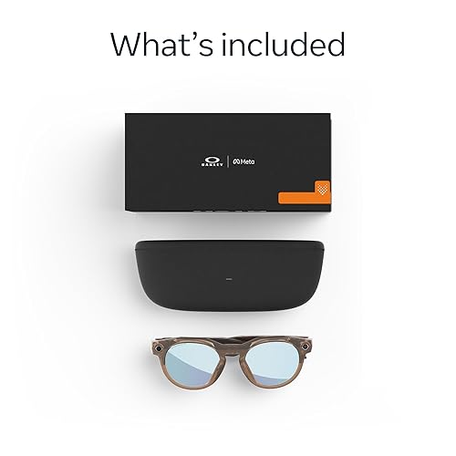 Miniatura 8 de Oakley Meta HSTN, Brown Smoke Smart AI Glasses for Men, Women — Performance for Sports, Athletes — Camera, Audio, Video — 8 Hour Battery — 3K HD