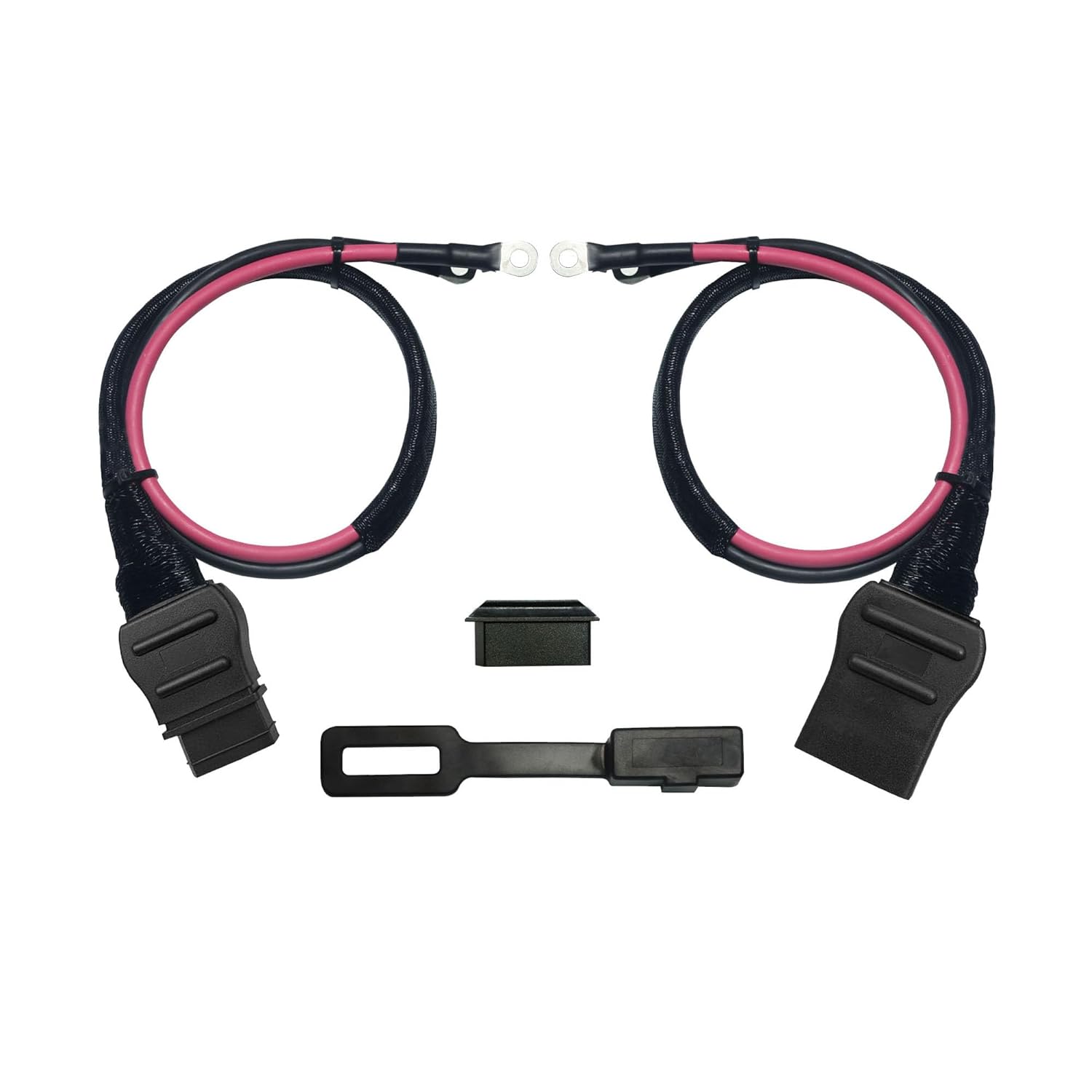 Cable Plow and Truck Side 2-Pin with Dust Cover, Model 21294 8245 61169 8274, Western Plow Parts, Boss Plow Wiring Harness, Snow Plow for Truck, Fisher Plow Parts