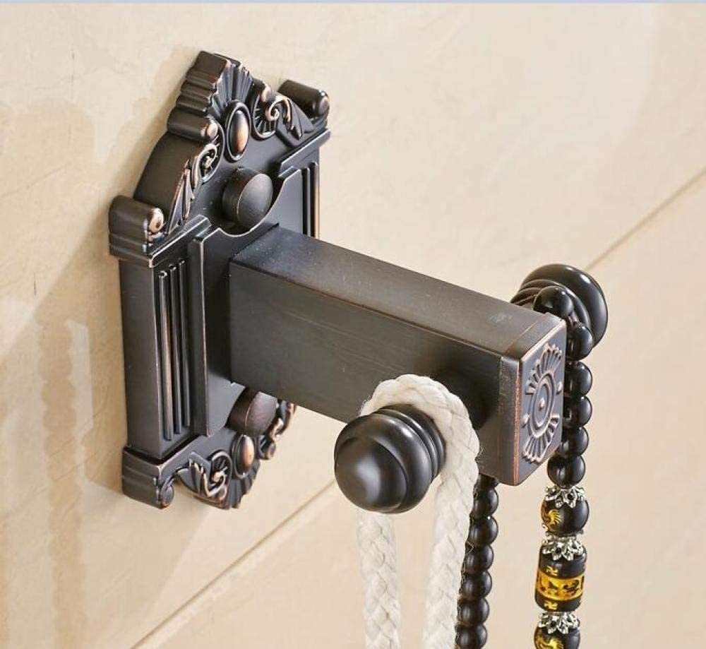Selbstklebende Haken, Retro-Haken, einzelne Kleiderhaken for Türen, einzelne Kleiderhaken for Türen, Antik-Messing, Kleiderhaken, Küche, Badezimmer, Kleiderhaken, einzelner Wandbehang, Türhaken for Hu