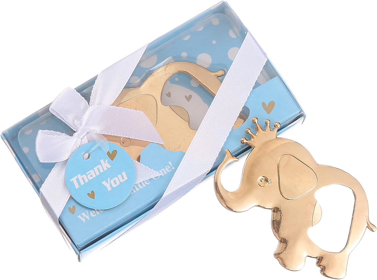 24 pcs Cute Elephant Theme Bottle Opener Boy/Girl Baby Shower Favors/Souvenirs for Guest,Elephant Baby Shower Decorations,Birthday,Gender Reveal Party Favor and Keepsake Supplies (24, Pink)