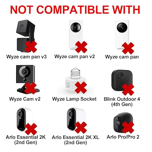 Miniatura 3 de Cable de extensión de alimentación de 20 pies con adaptador para Wyze Cam V3V4OGV3 Pro (no para Wyze Pan v3), Blink Outdoor (3 generación)XTXT2Mini,