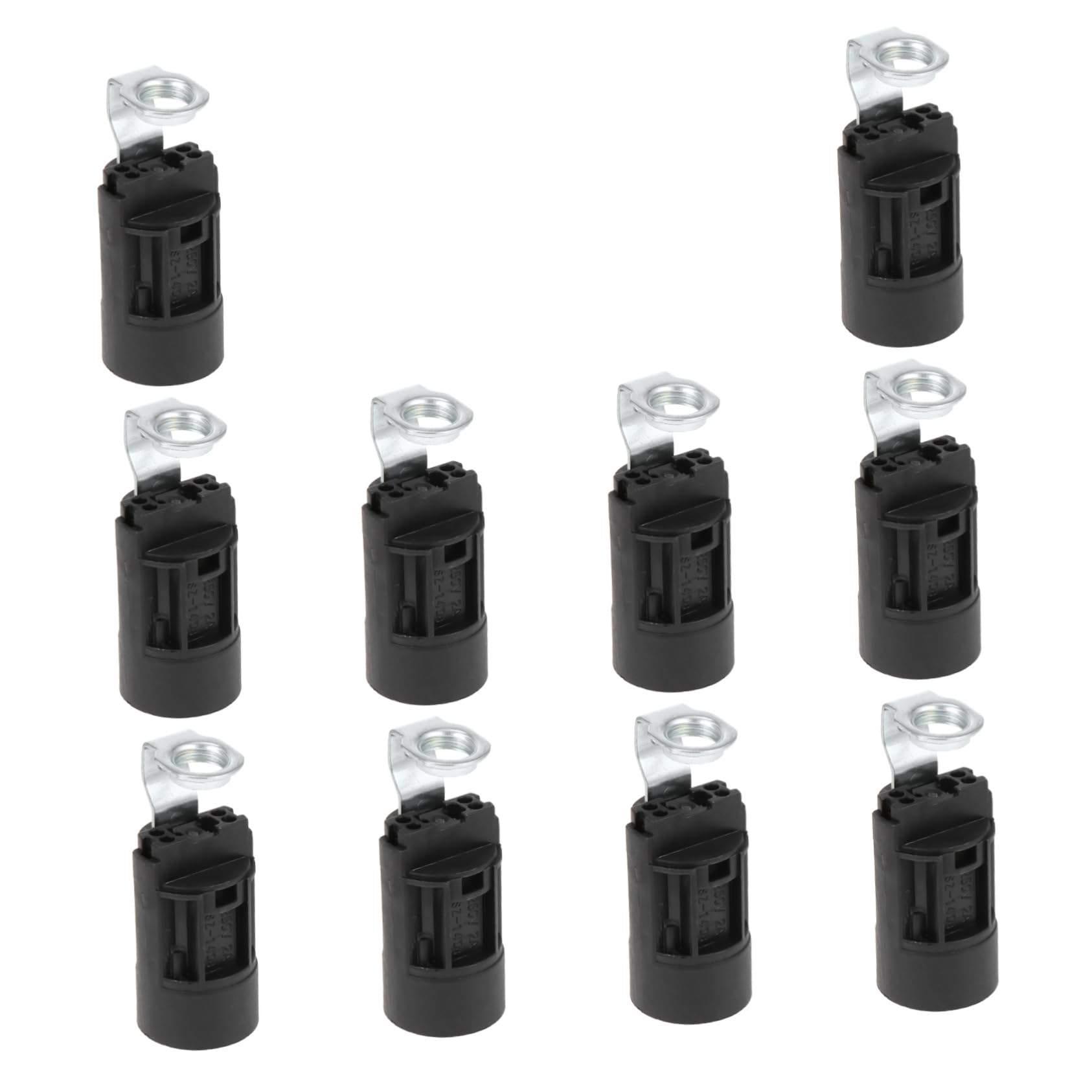 Balacoo 10pcs Light Holder Candle Light Base with Bracket Durable Bulb Holder for Crystal Lamps Safe and Smooth Finish for Home Lighting