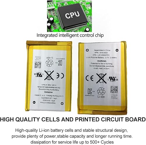 Miniatura 4 de Touch4 - Batería de repuesto compatible con iPod Touch 4 de 4ª generación con herramientas de instalación 930mAh 3.7V 3.44Whr