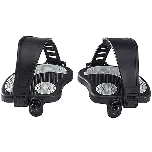 Exercise Bike Pedals with Straps for Peloton Bike, Spin Cycling