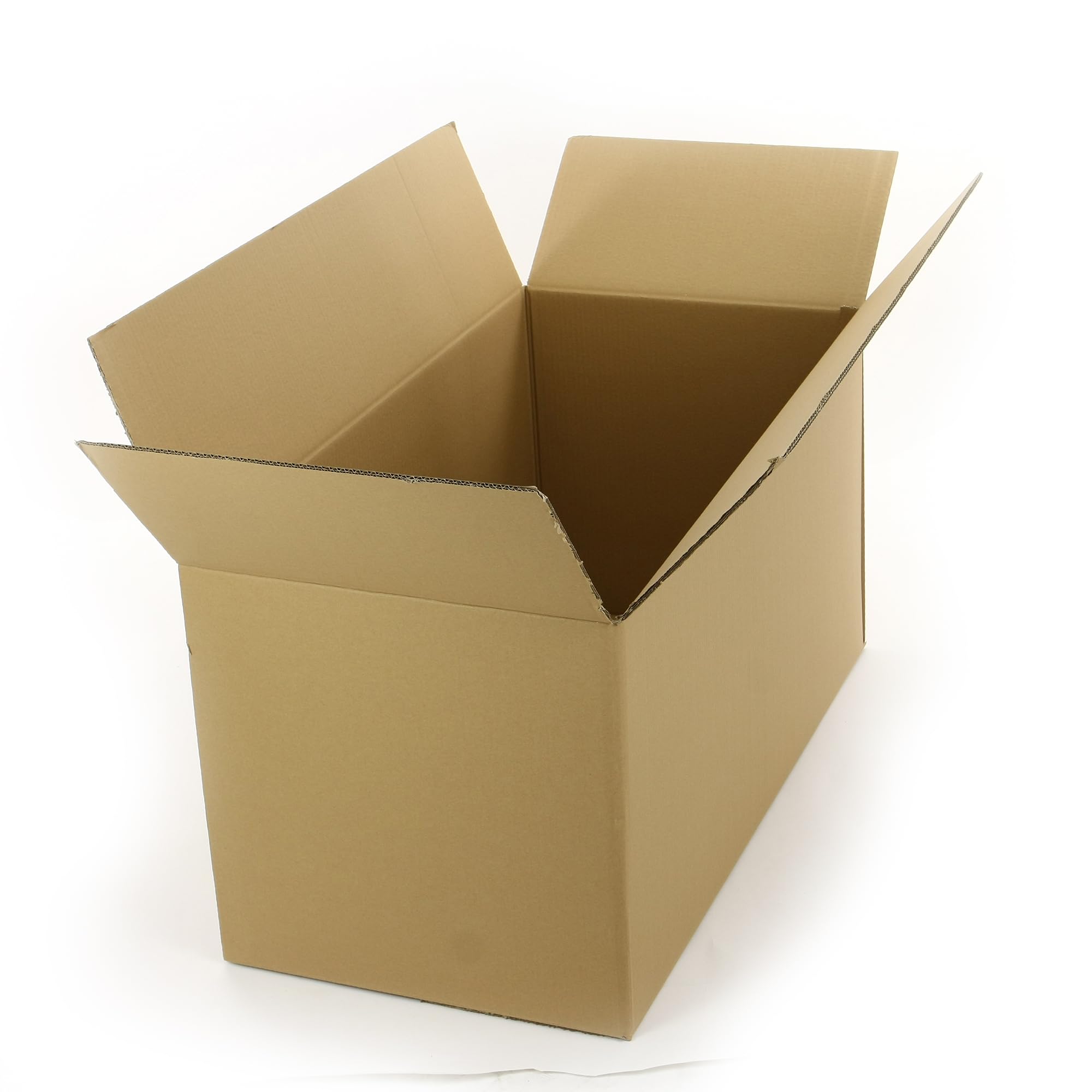 100 Stück Faltkarton 500x300x150 mm Innenmaß Versandkarton E-commerce Karton 1-Wellig 400G Braun Kartonage Verpackung Postkarton Versandschachtel Paket Päckchen