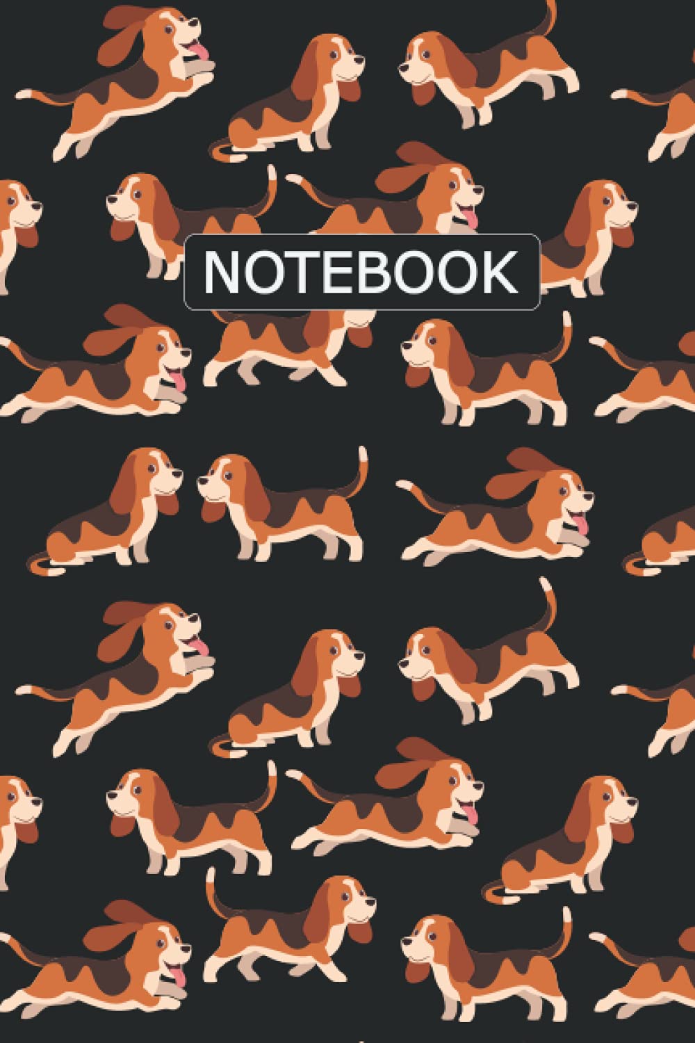 Basset Hound Notebook: Animal Lover Basset Hound Journal Notebook For Men, Women, Girls, Kids - 6 x 9" 100 Pages