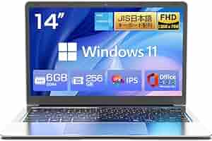 ノートPC Celeron N3350 メモリ6GB【新品】 Amazon.co.jp: 第8世代CPU搭載 パソコン 14インチワイド ノート