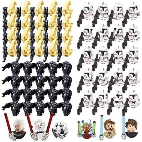 CEREECOO Clone Troopers Figures Set with Complete Legs and Arms, Storm Trooper Building Set with Weapons for Boys Funs Cover