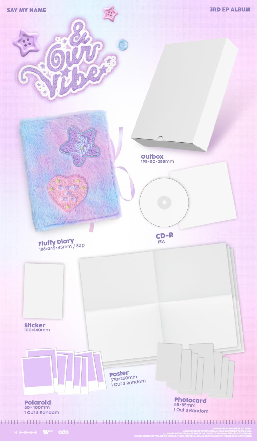 Amazon.co.jp: [ OUR VIBE Ver. ] SAY MY NAME - 3RD EP ALBUM [ &Our