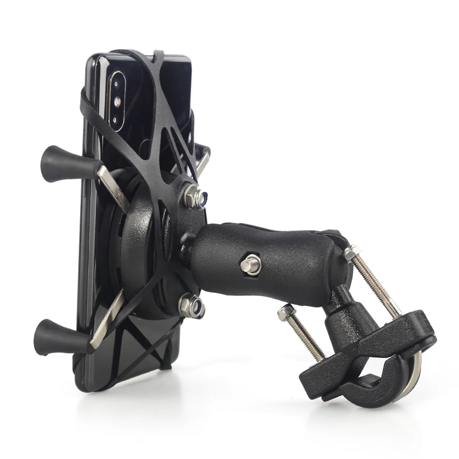 FFOCCO Manubrio Porta Cellulare Moto Per 7+ 6s Per Telefono Da 3,5-6 Pollici Supporto Per Telefono Per Moto Supporto Per Manubrio Per Supporto Per Smartphone Cellulare Porta Cellulare Bici