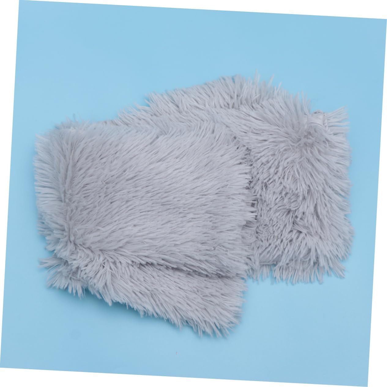 MERRYHAPY Plush Warm Pet Blanket for Dogs Cats Soft and Comfortable Sleeping Mat Light Grey for Winter and Autumn Use for Small to Large Pets