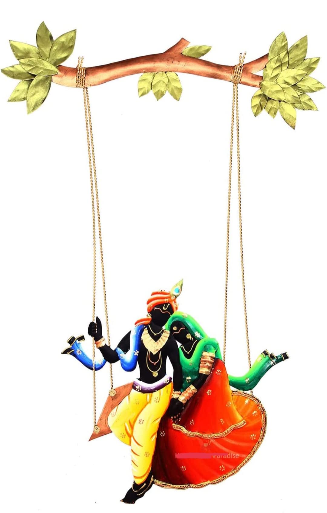 Buy The Handicrafts House Radha Krishna Wall Hanging (24"x16"x2