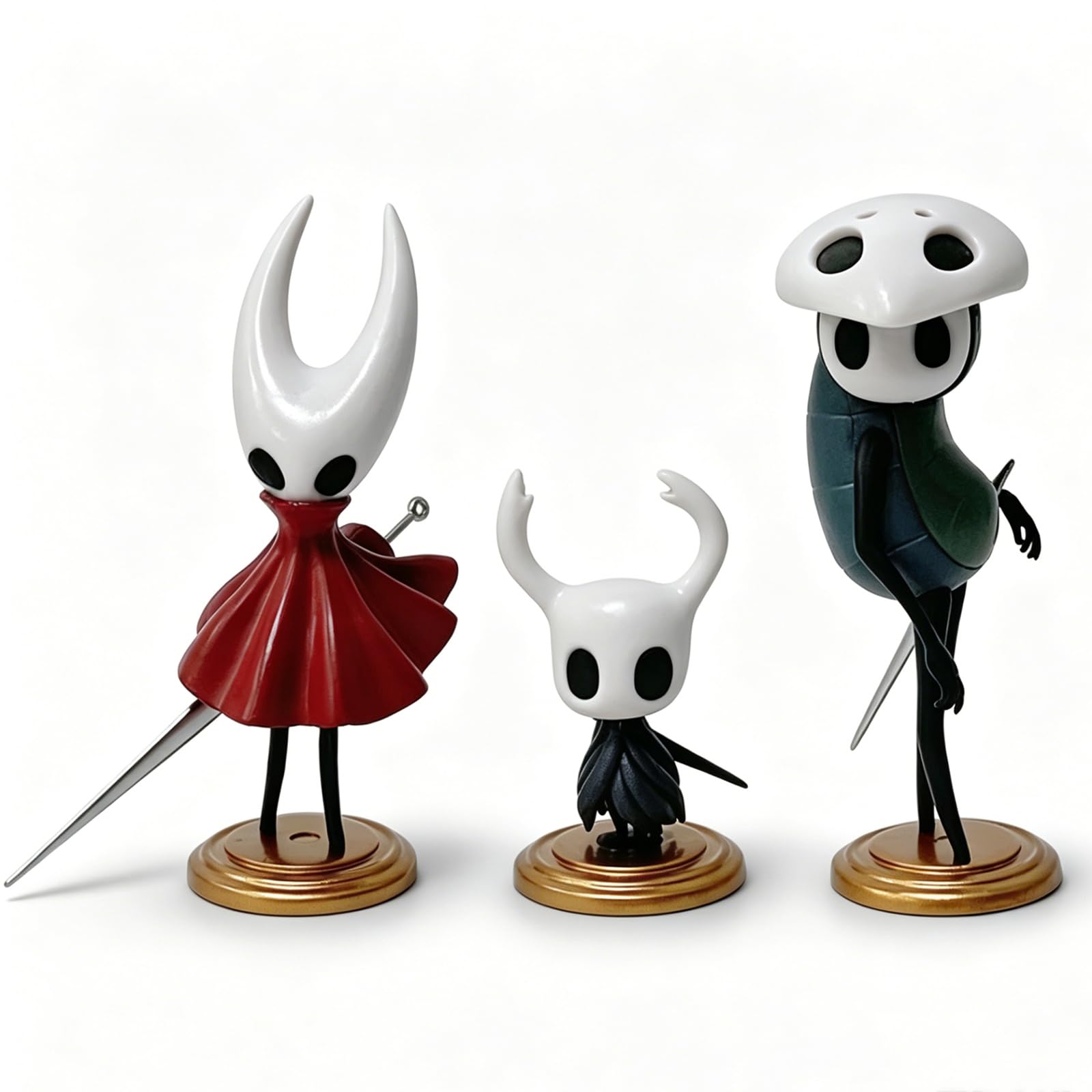 Knight Cake Topper 3pcs Anime Figurine Set - Cute Cartoon Topper Decor for Cake Desk, Shelf, or Home Collectable Decoration Set