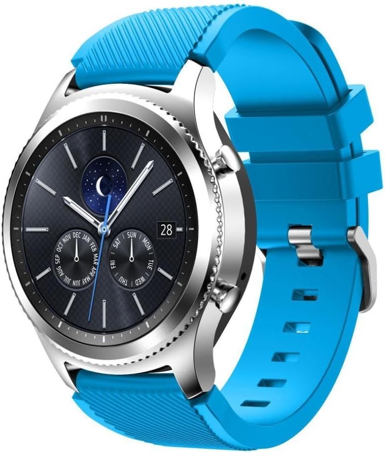 VENTER Gear S3 Classic Watch Band, reg; Soft Silicone Replacement Sport Strap for Samsung Gear S3 Frontier/S3 Classic/Moto 360 2nd Gen 46mm Smart Watch(NOT FIT S2 & S2 Classic & Fit2)