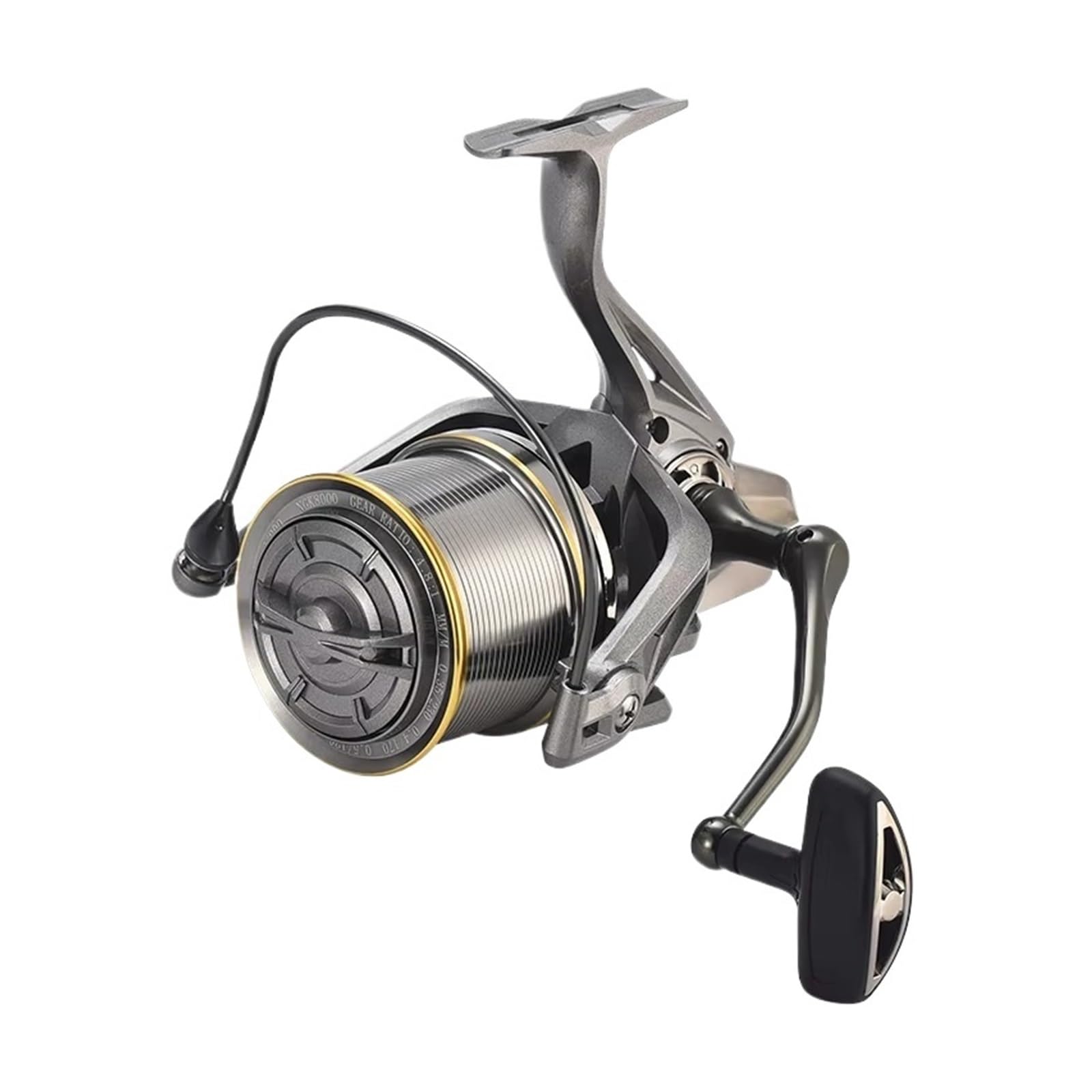 Big Surf Spinning Reel Deep Spool Sea Rod Casting 14000 Size Carp Fishing(12000)