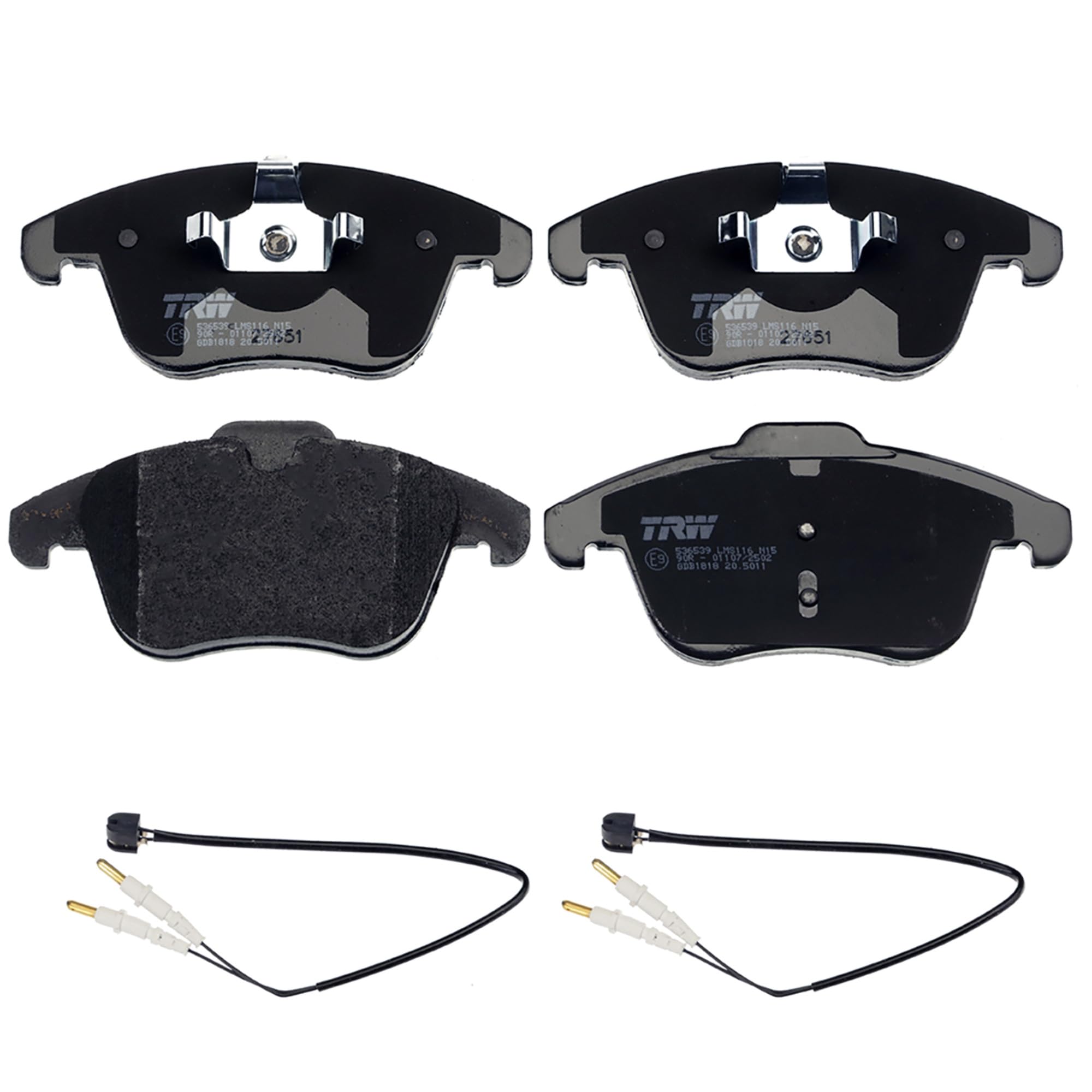 GDB1818 TRW Brake Pad Set, disc brake for CITROËN,PEUGEOT