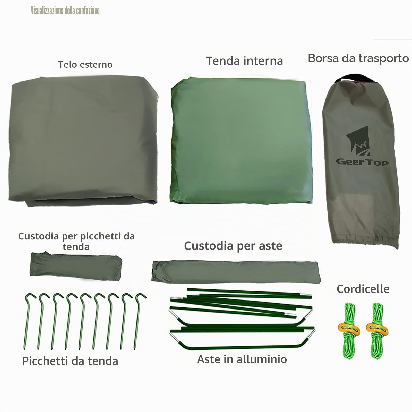 GEERTOP Tenda igloo Bivy Impermeabile Ultraleggera 3 a 4 Stagioni 1 Persona - con Struttura in Alluminio per Campeggio