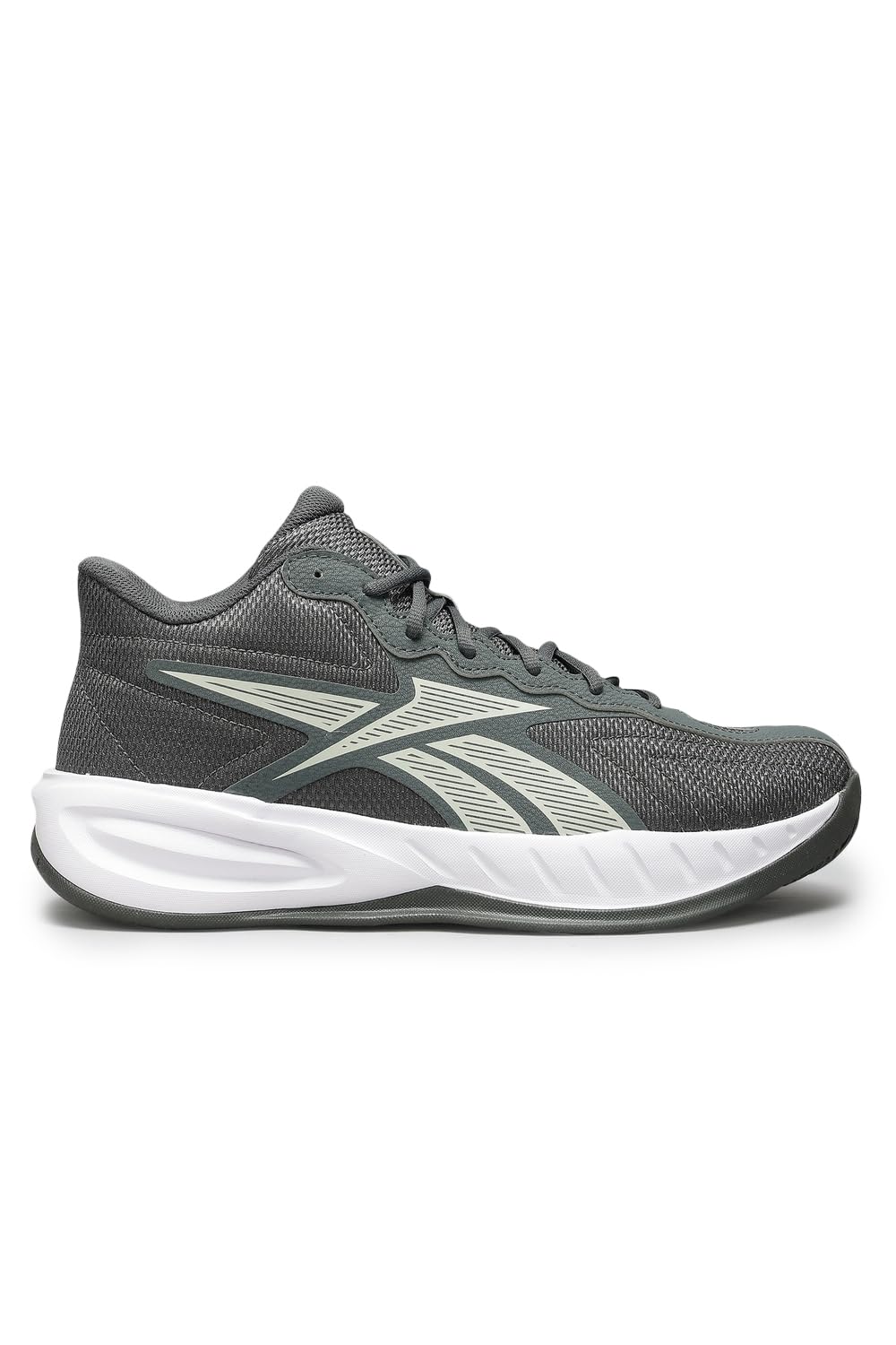 Reebok Unisex Press Trainers, Grey 5/Grey 1/FTWR White, 37.5 EU